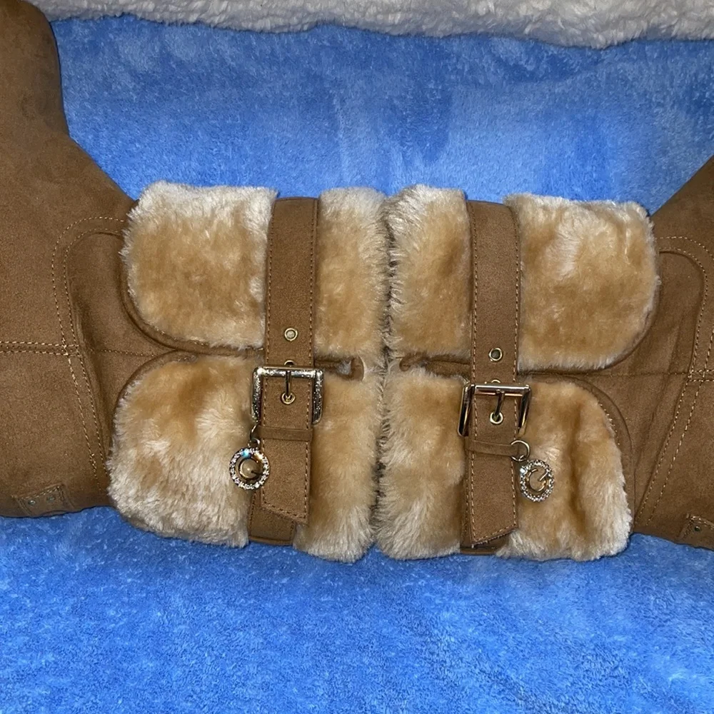 NWOT. G by Guess Women’s Adlea Medium Brown Boots. Size 7M - Picture 7 of 7